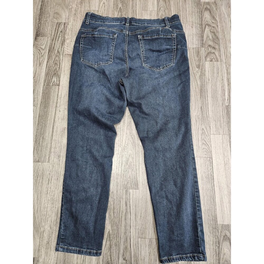 Earl Jean Jeans Womens 16W Sexy Shaper Stretch Denim Classic Fit Pants - Picture 2 of 12